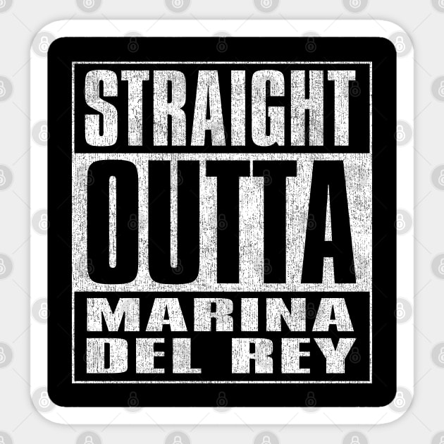 Straight Outta Marina del Rey Sticker by Tv Moments